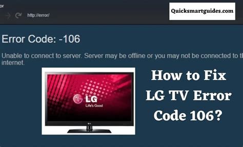 smart card error 106 in big tv|error code 106 on steam.